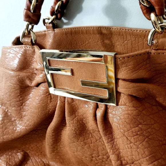 Fendi goldtone hardware bag - Picture 2 of 9